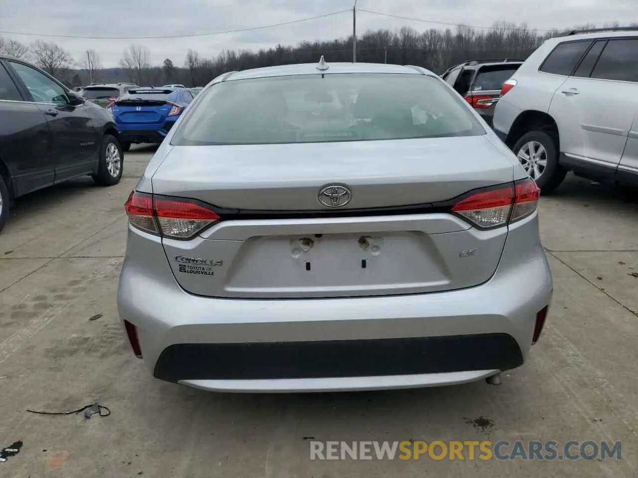 6 fotografías del automóvil dañado JTDEPMAE4MJ156240 TOYOTA COROLLA 2021