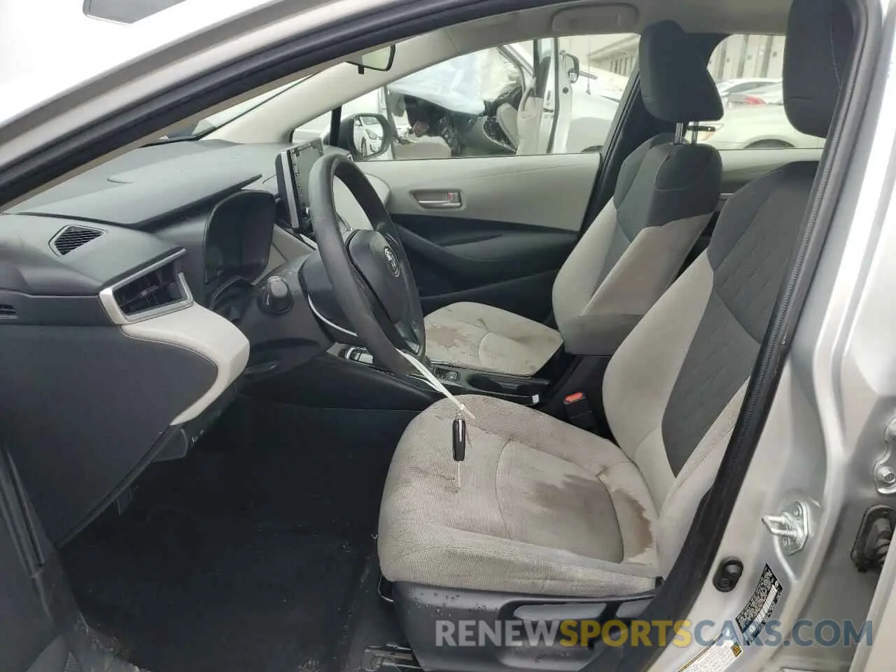 7 fotografías del automóvil dañado JTDEPMAE4MJ156240 TOYOTA COROLLA 2021