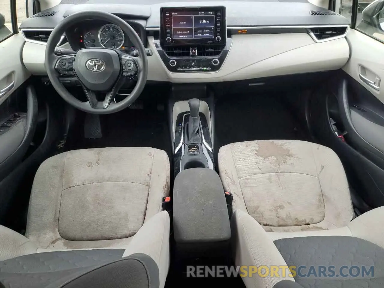 8 fotografías del automóvil dañado JTDEPMAE4MJ156240 TOYOTA COROLLA 2021