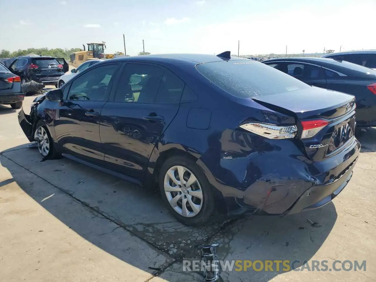 2 fotografías del automóvil dañado JTDEPMAE4MJ158523 TOYOTA COROLLA 2021