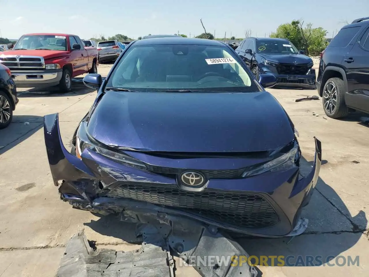5 fotografías del automóvil dañado JTDEPMAE4MJ158523 TOYOTA COROLLA 2021
