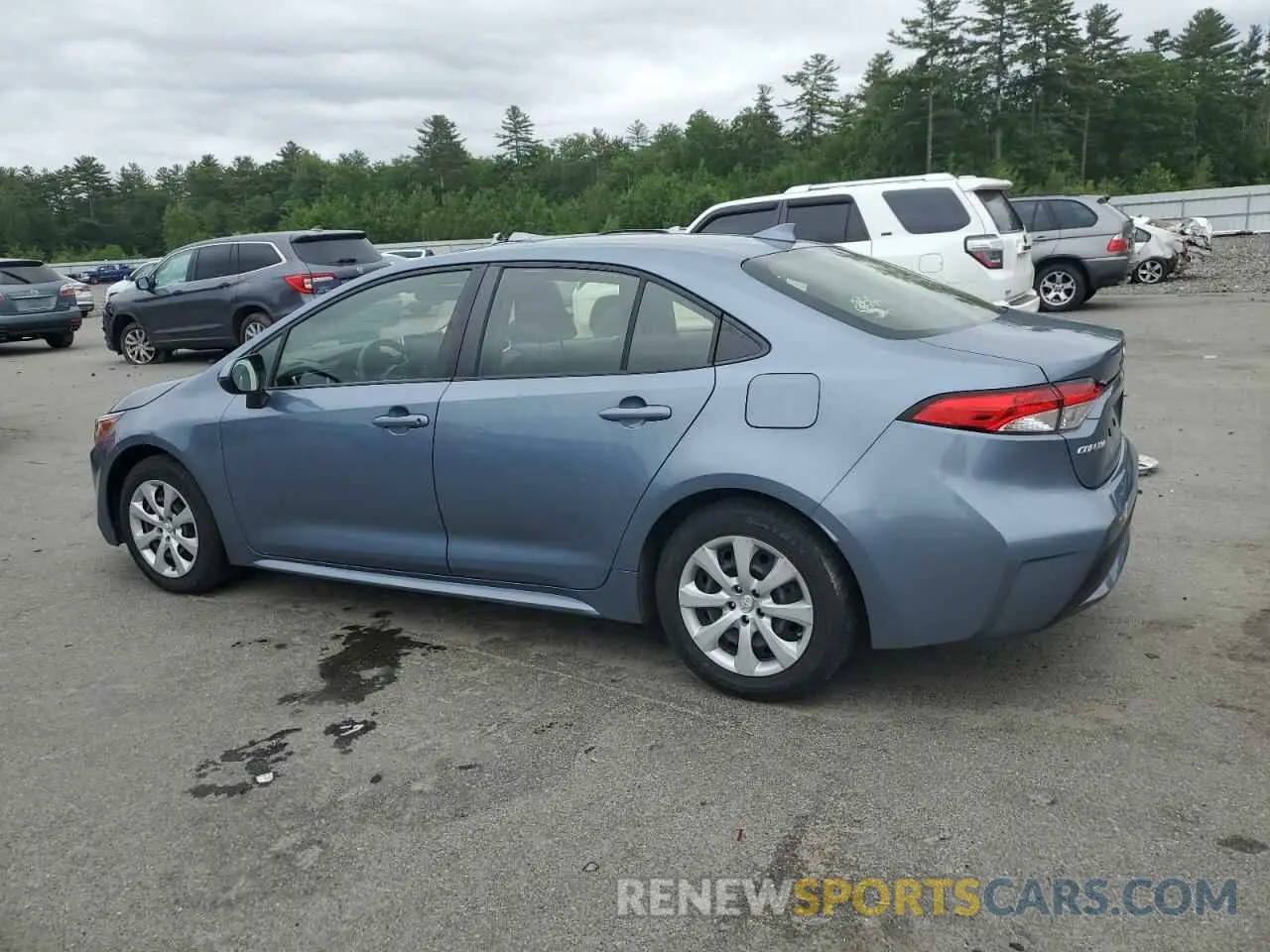 2 fotografías del automóvil dañado JTDEPMAE4MJ162359 TOYOTA COROLLA 2021