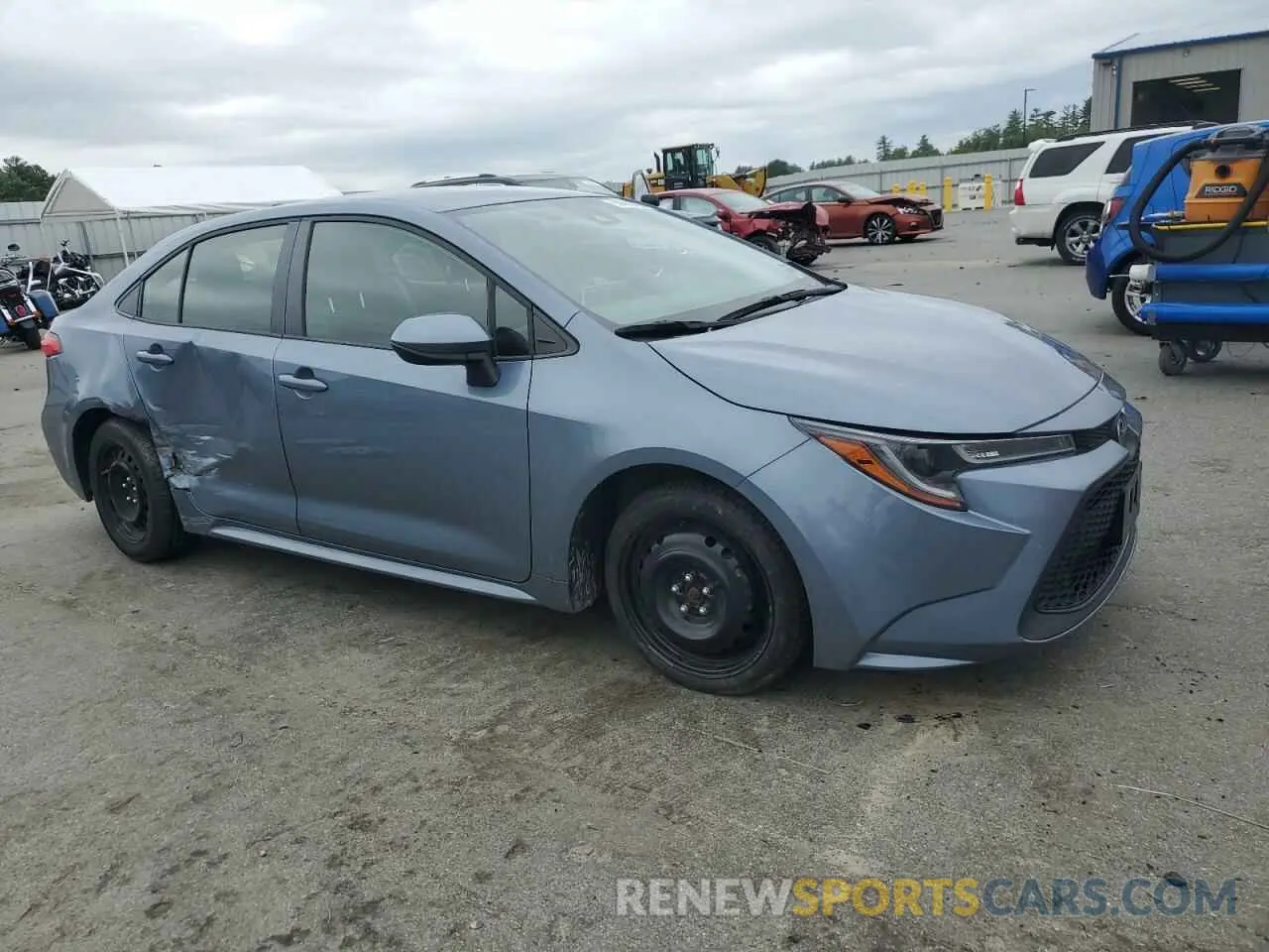 4 fotografías del automóvil dañado JTDEPMAE4MJ162359 TOYOTA COROLLA 2021