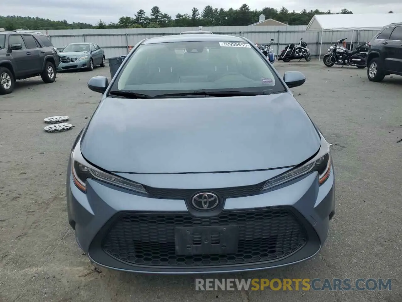 5 fotografías del automóvil dañado JTDEPMAE4MJ162359 TOYOTA COROLLA 2021