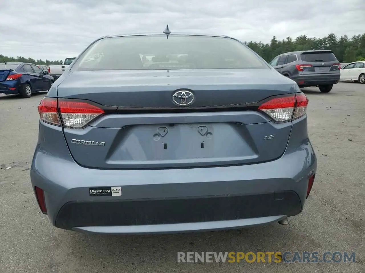 6 fotografías del automóvil dañado JTDEPMAE4MJ162359 TOYOTA COROLLA 2021