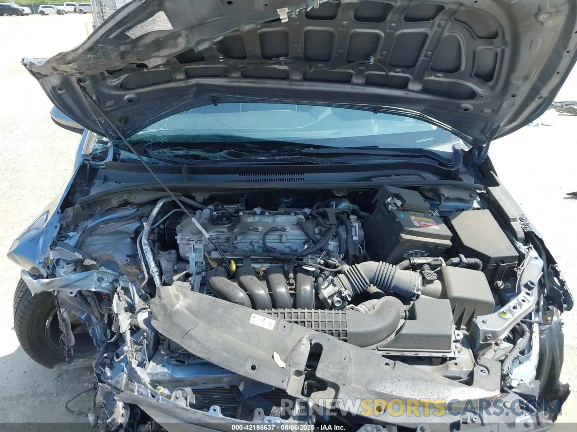 10 fotografías del automóvil dañado JTDEPMAE4MJ162622 TOYOTA COROLLA 2021
