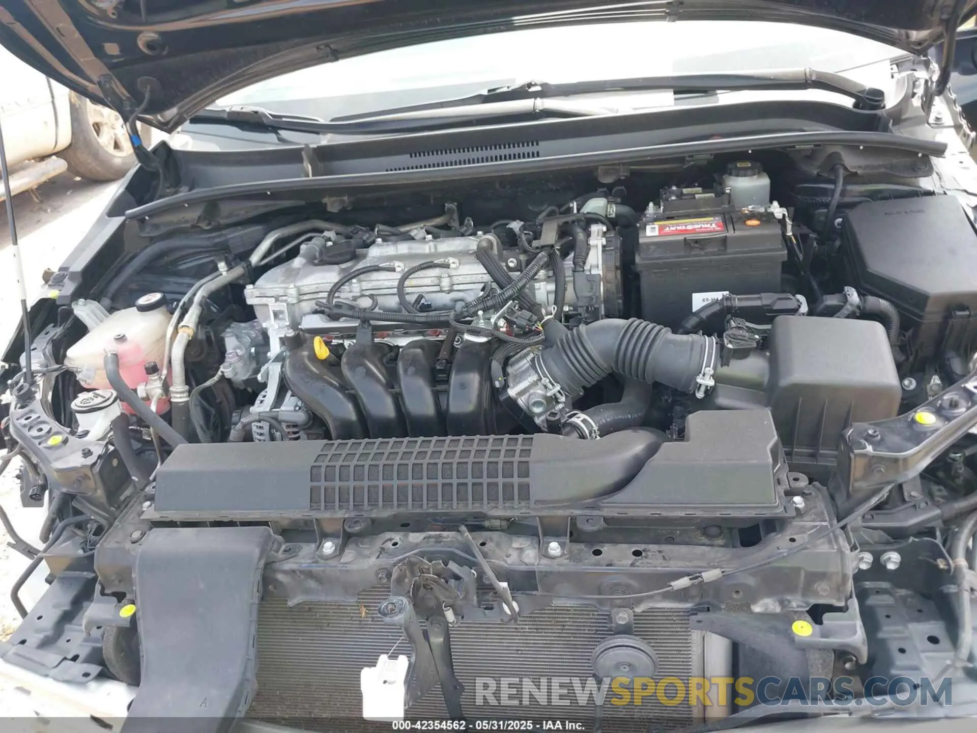 10 fotografías del automóvil dañado JTDEPMAE4MJ166315 TOYOTA COROLLA 2021