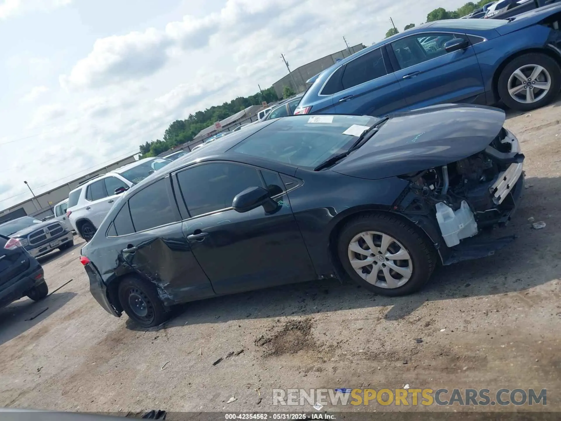 14 fotografías del automóvil dañado JTDEPMAE4MJ166315 TOYOTA COROLLA 2021