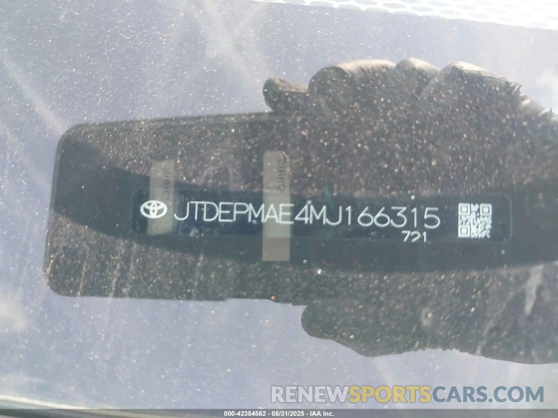 9 fotografías del automóvil dañado JTDEPMAE4MJ166315 TOYOTA COROLLA 2021