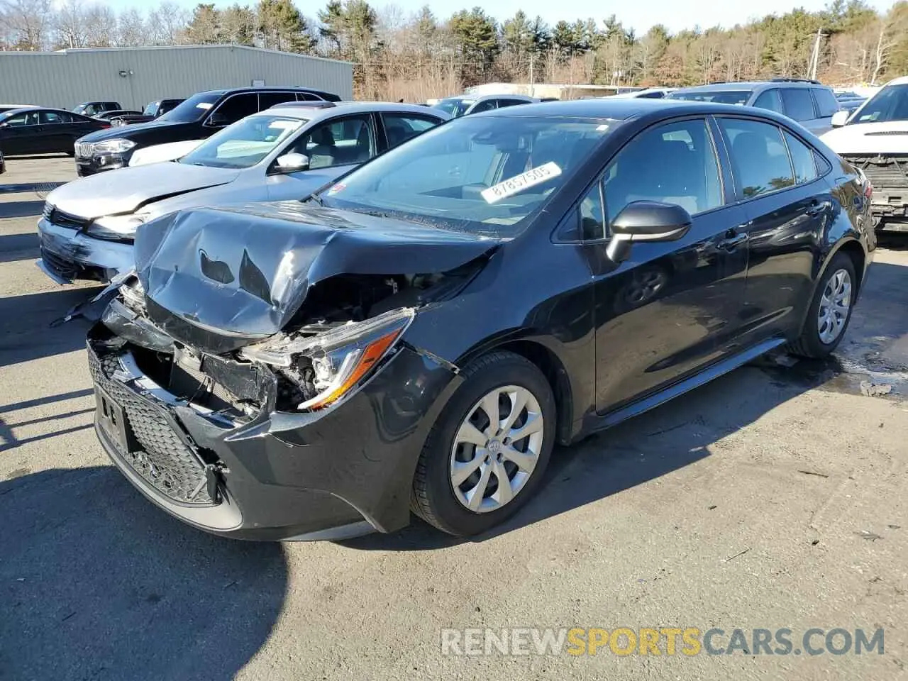 1 fotografías del automóvil dañado JTDEPMAE4MJ171014 TOYOTA COROLLA 2021