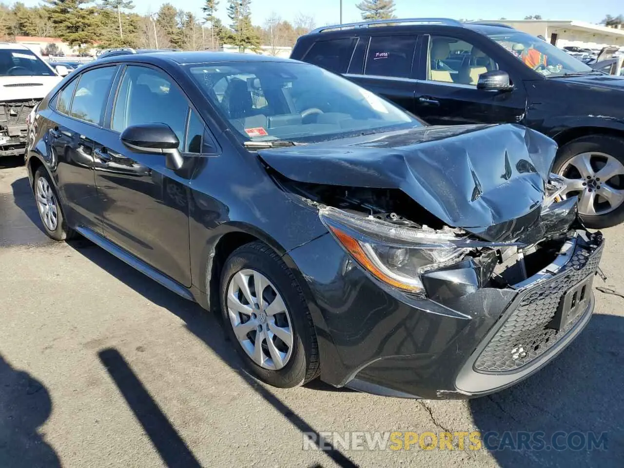 4 fotografías del automóvil dañado JTDEPMAE4MJ171014 TOYOTA COROLLA 2021