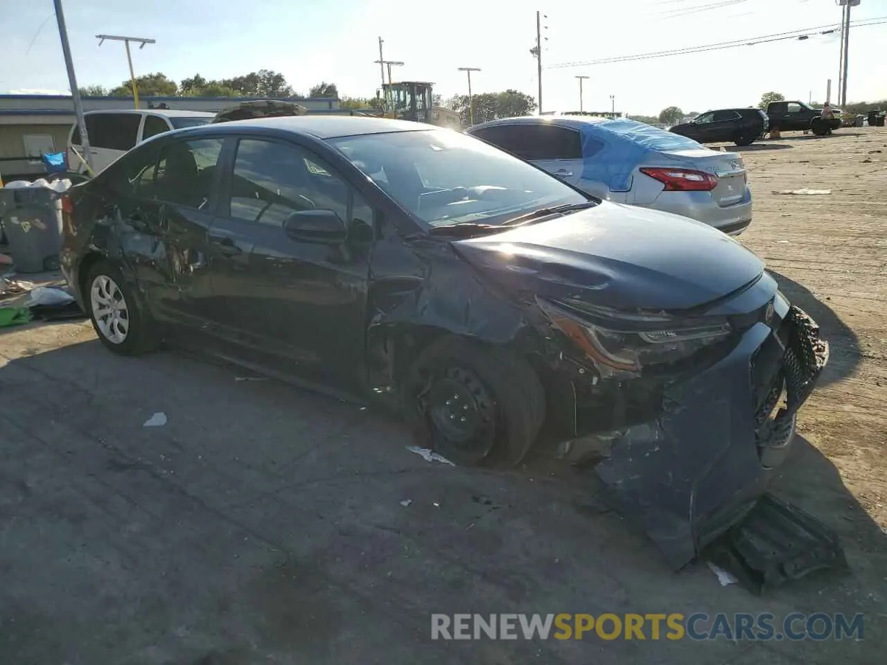 4 fotografías del automóvil dañado JTDEPMAE4MJ171028 TOYOTA COROLLA 2021