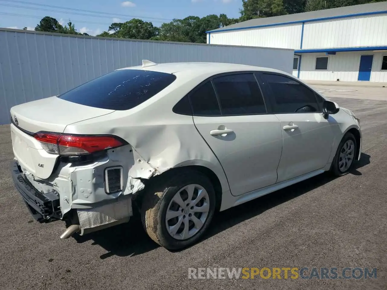 3 fotografías del automóvil dañado JTDEPMAE4MJ177525 TOYOTA COROLLA 2021