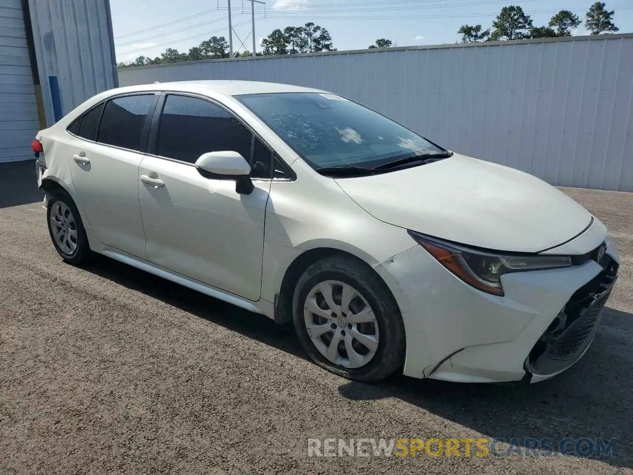 4 fotografías del automóvil dañado JTDEPMAE4MJ177525 TOYOTA COROLLA 2021