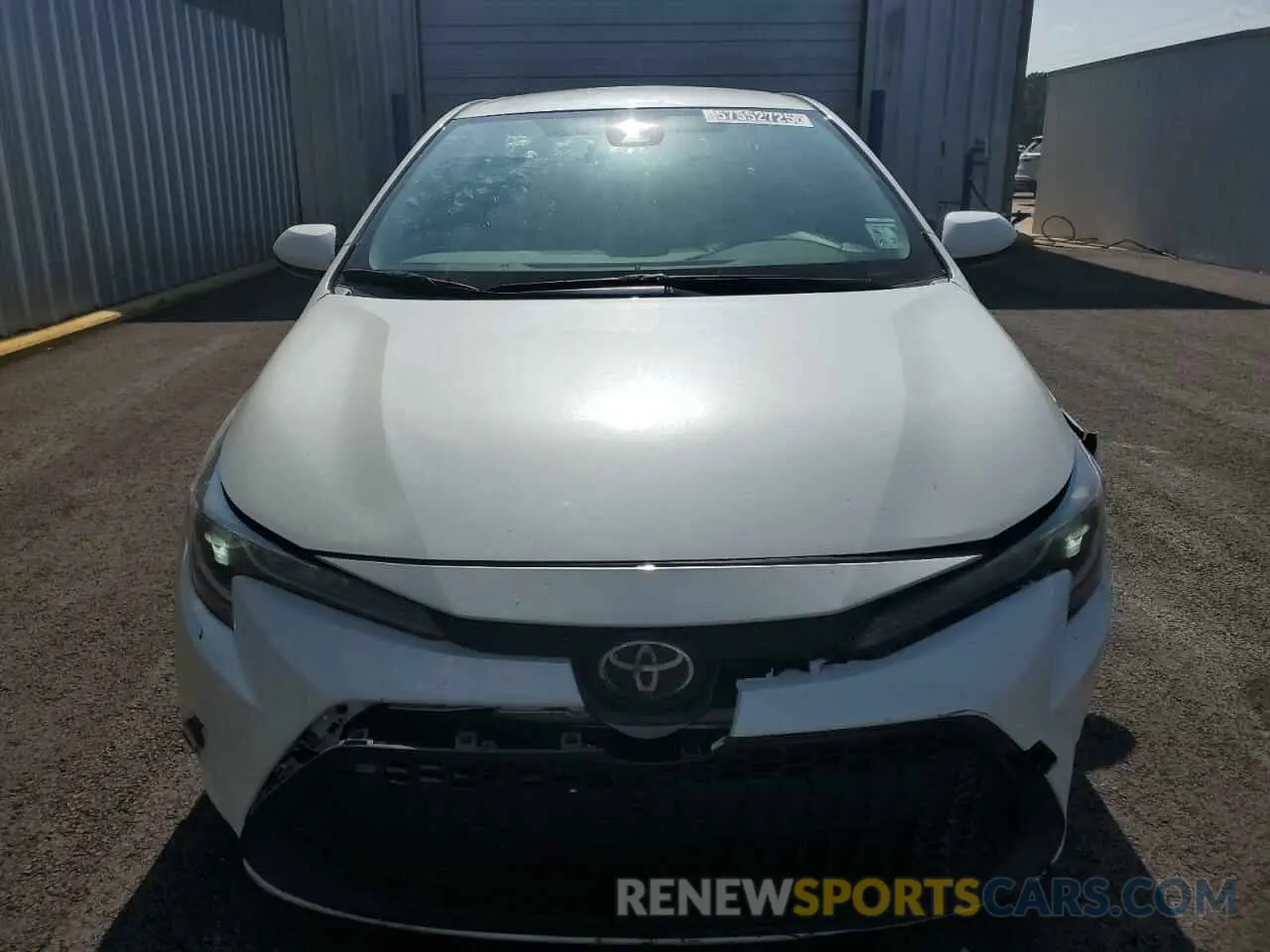 5 fotografías del automóvil dañado JTDEPMAE4MJ177525 TOYOTA COROLLA 2021
