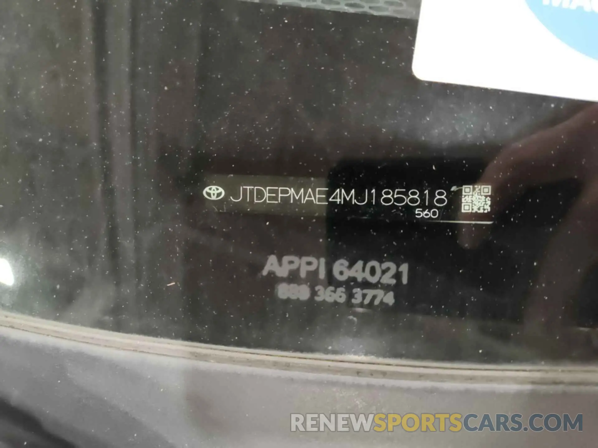 2 fotografías del automóvil dañado JTDEPMAE4MJ185818 TOYOTA COROLLA 2021
