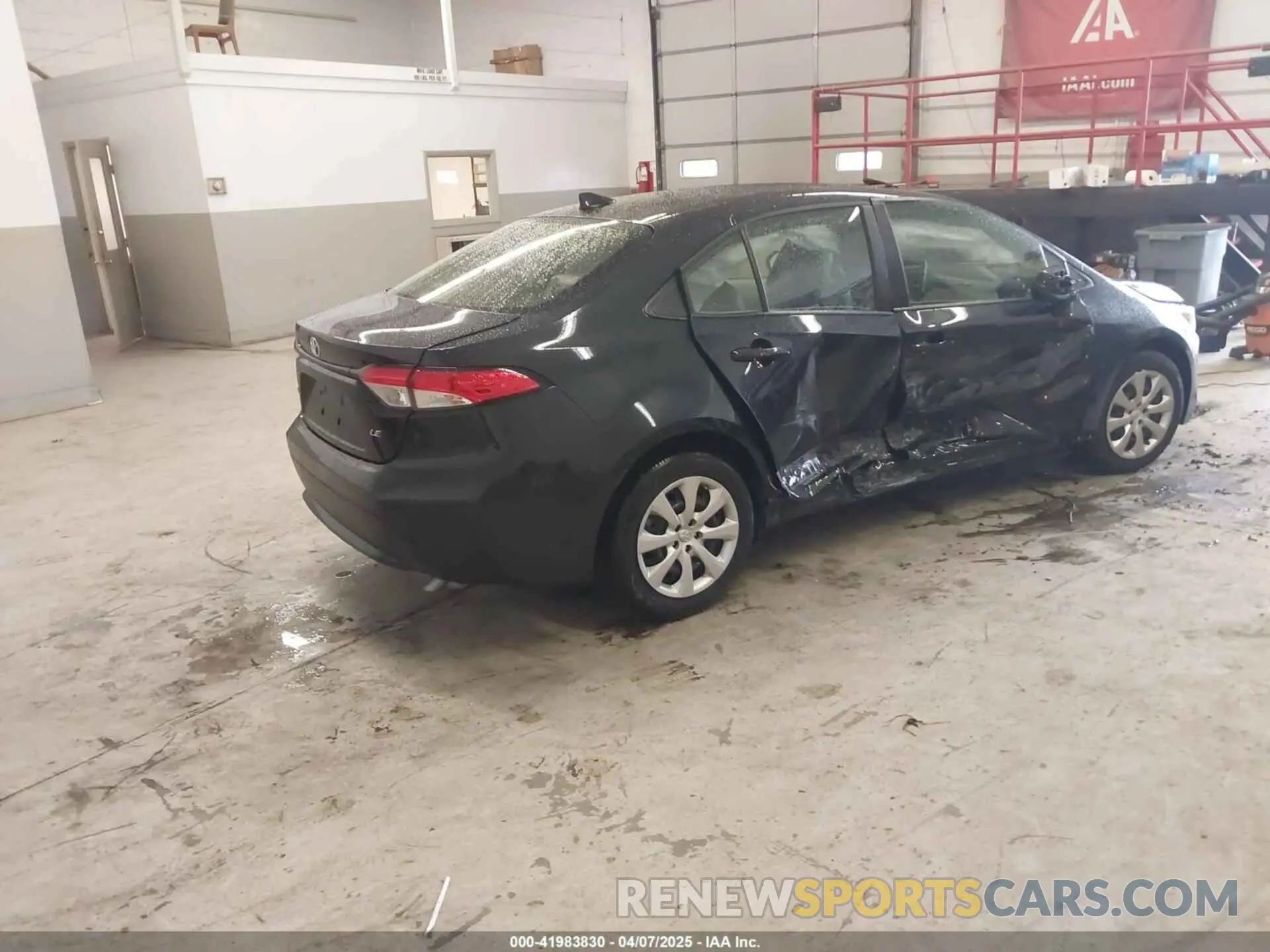 4 fotografías del automóvil dañado JTDEPMAE4MJ186595 TOYOTA COROLLA 2021