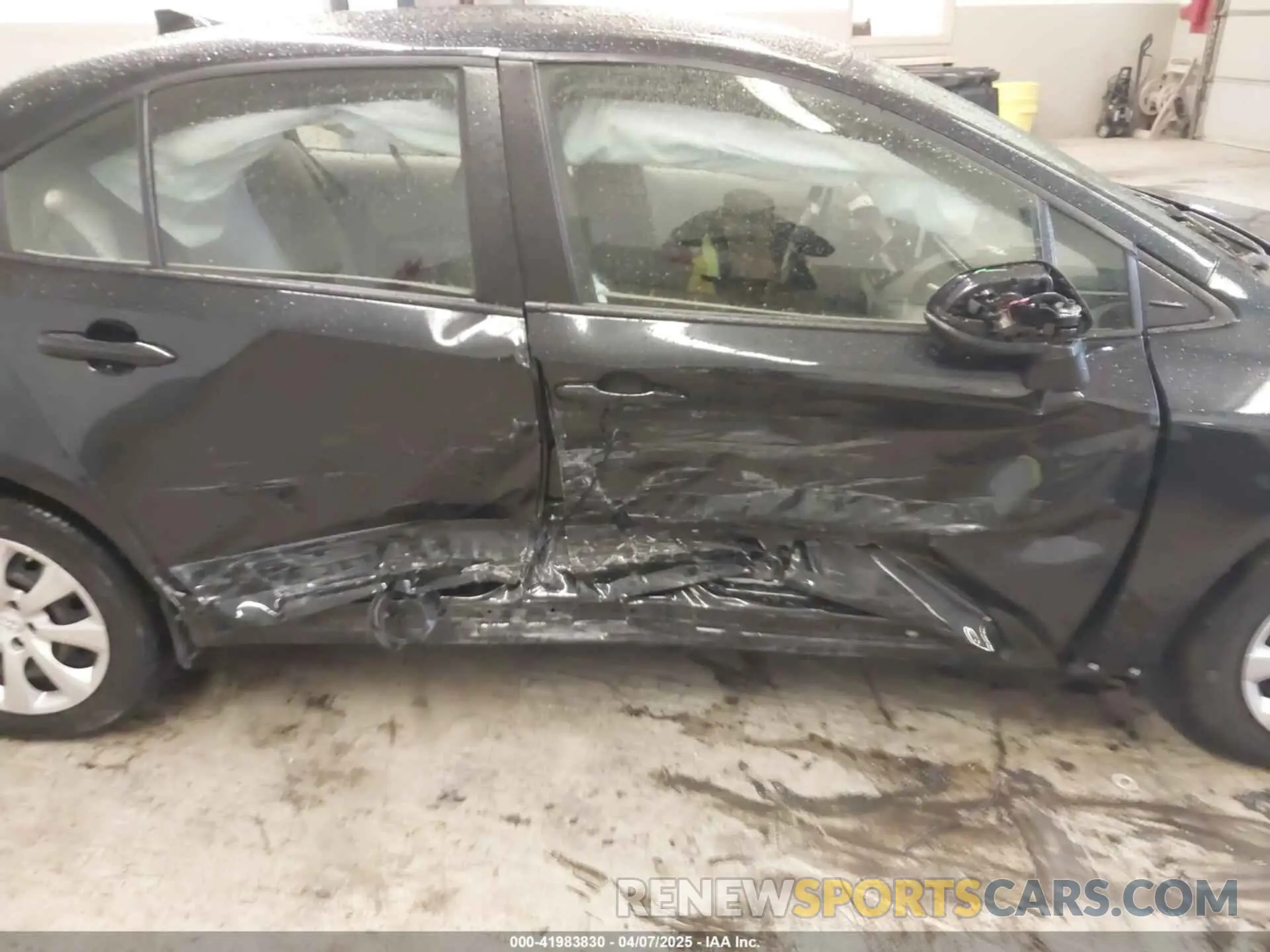 6 fotografías del automóvil dañado JTDEPMAE4MJ186595 TOYOTA COROLLA 2021