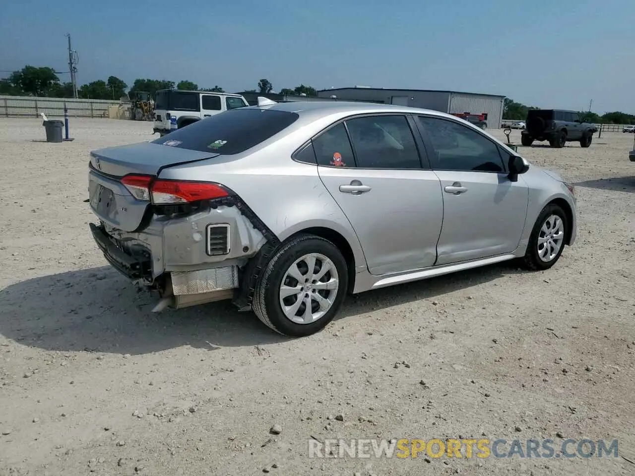 3 fotografías del automóvil dañado JTDEPMAE4MJ187844 TOYOTA COROLLA 2021