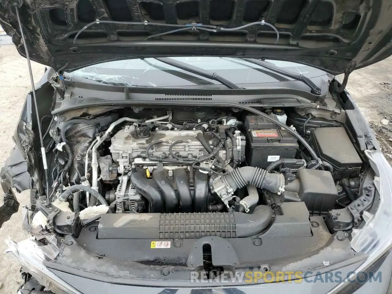 11 fotografías del automóvil dañado JTDEPMAE5MJ120377 TOYOTA COROLLA 2021