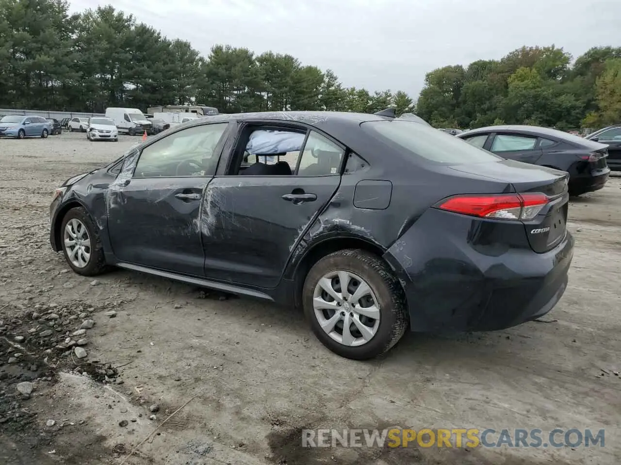 2 fotografías del automóvil dañado JTDEPMAE5MJ120377 TOYOTA COROLLA 2021
