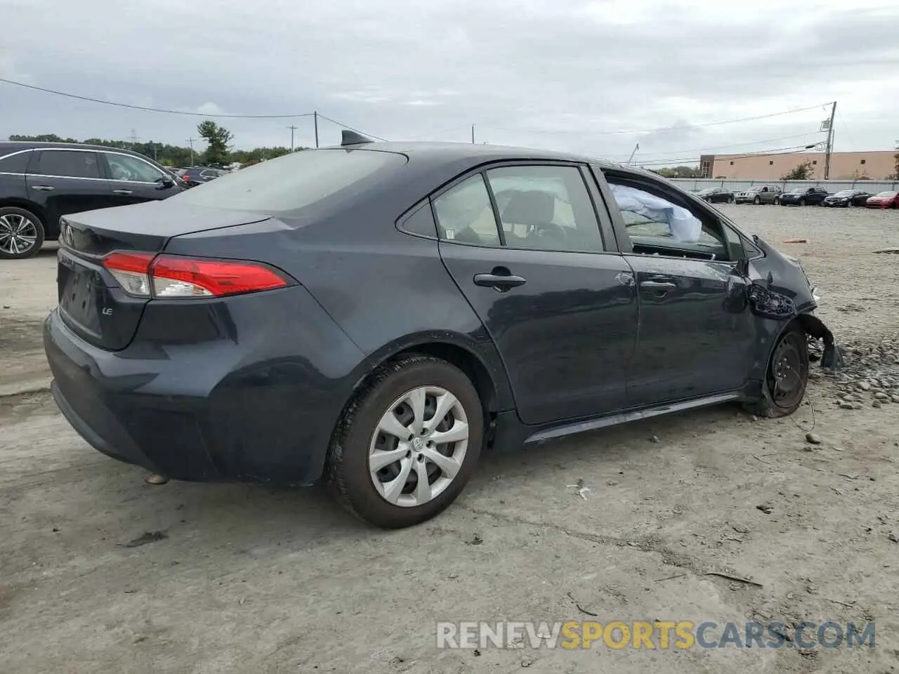 3 fotografías del automóvil dañado JTDEPMAE5MJ120377 TOYOTA COROLLA 2021