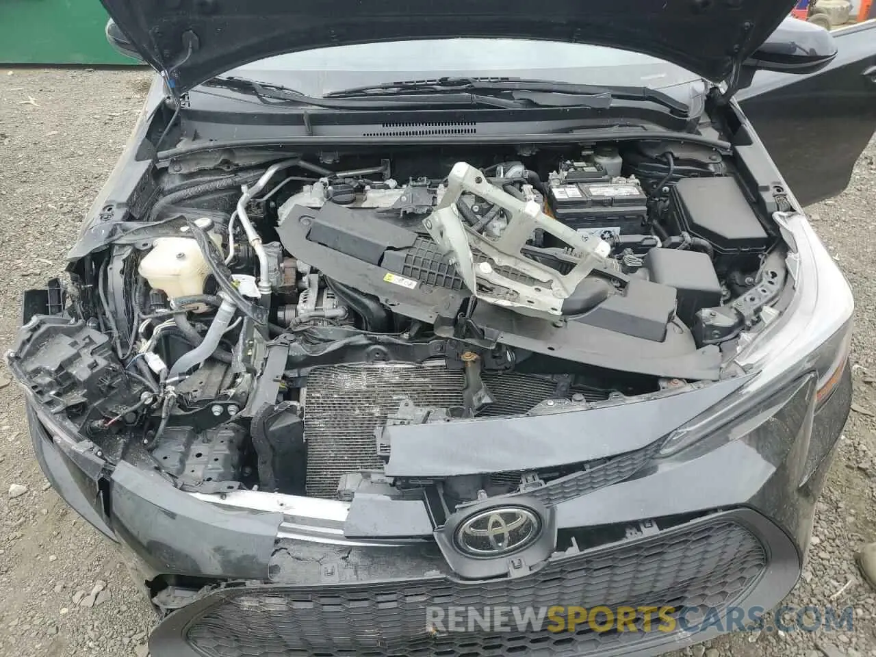 11 fotografías del automóvil dañado JTDEPMAE5MJ121125 TOYOTA COROLLA 2021