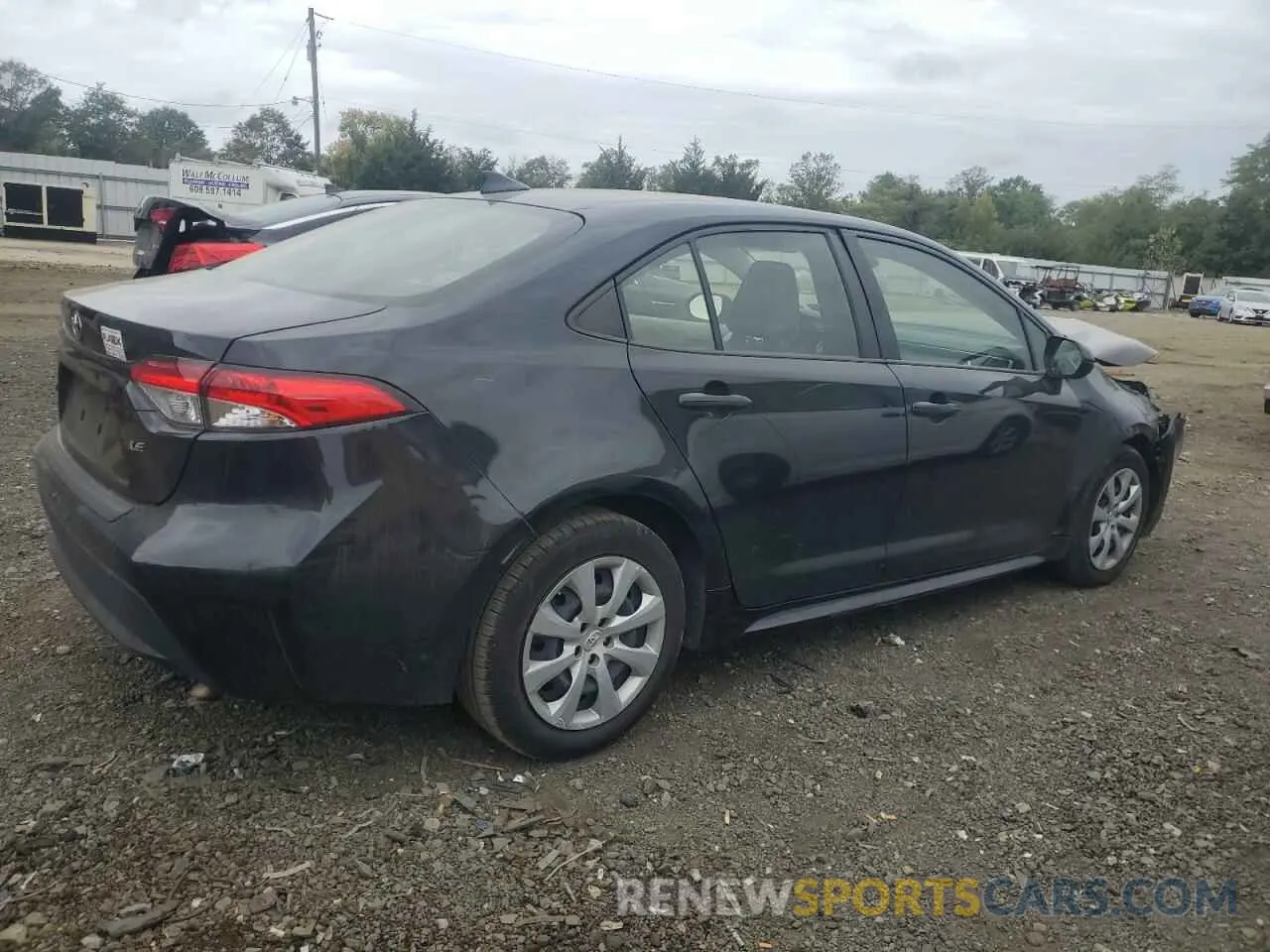 3 fotografías del automóvil dañado JTDEPMAE5MJ121125 TOYOTA COROLLA 2021