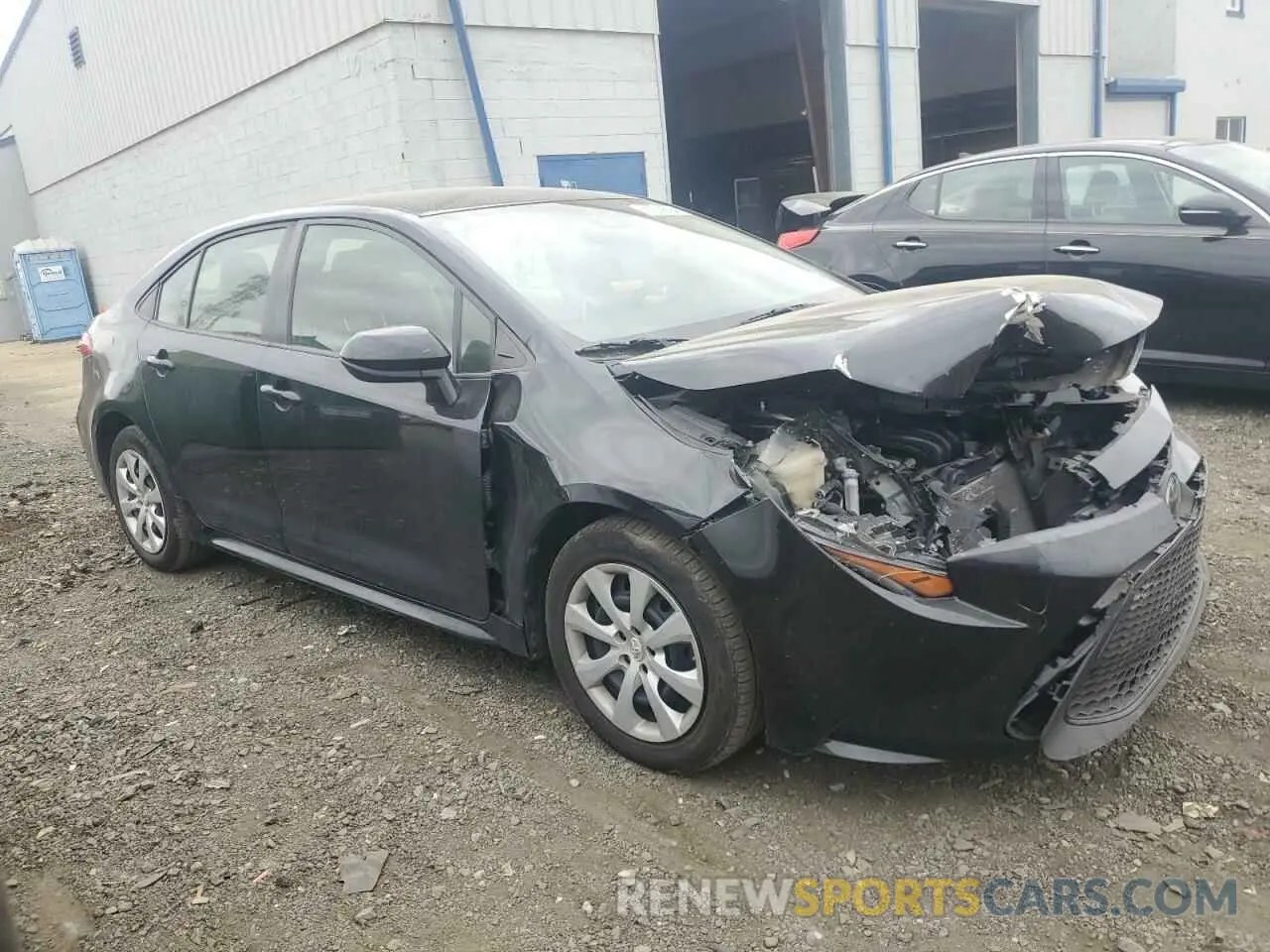4 fotografías del automóvil dañado JTDEPMAE5MJ121125 TOYOTA COROLLA 2021