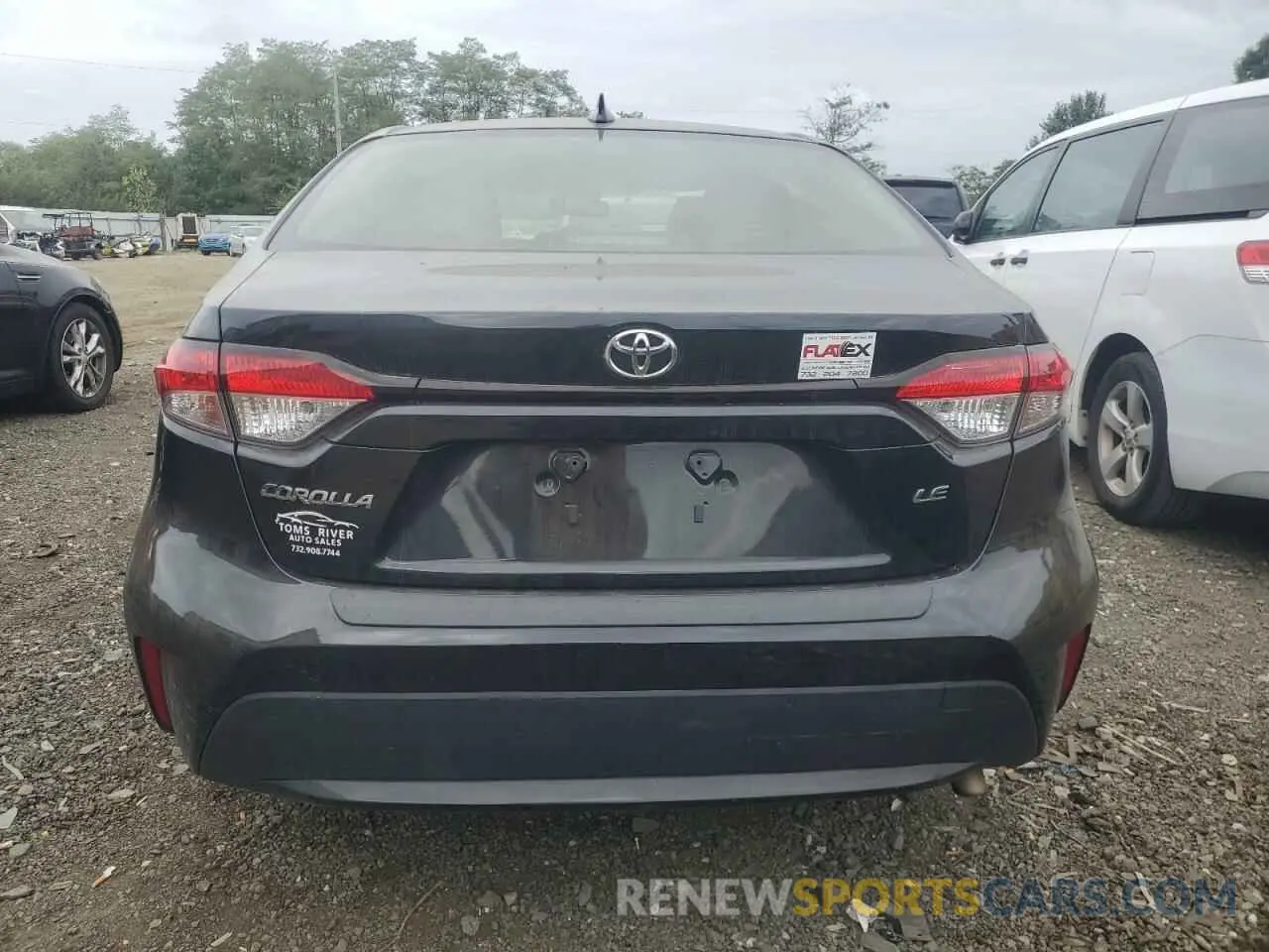 6 fotografías del automóvil dañado JTDEPMAE5MJ121125 TOYOTA COROLLA 2021