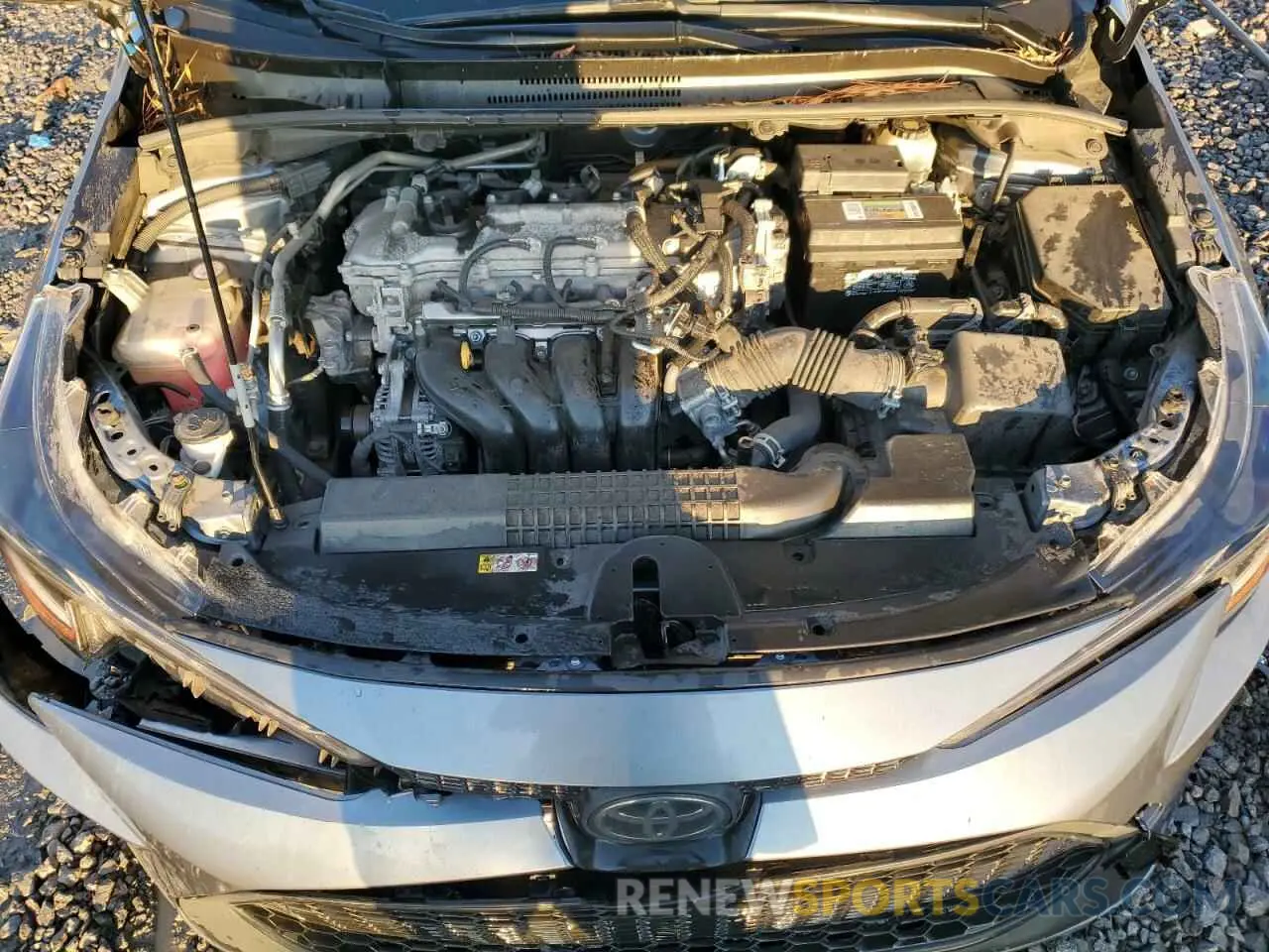 11 fotografías del automóvil dañado JTDEPMAE5MJ125160 TOYOTA COROLLA 2021