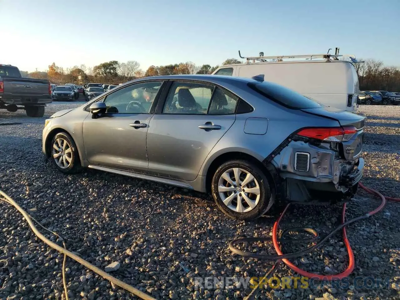 2 fotografías del automóvil dañado JTDEPMAE5MJ125160 TOYOTA COROLLA 2021