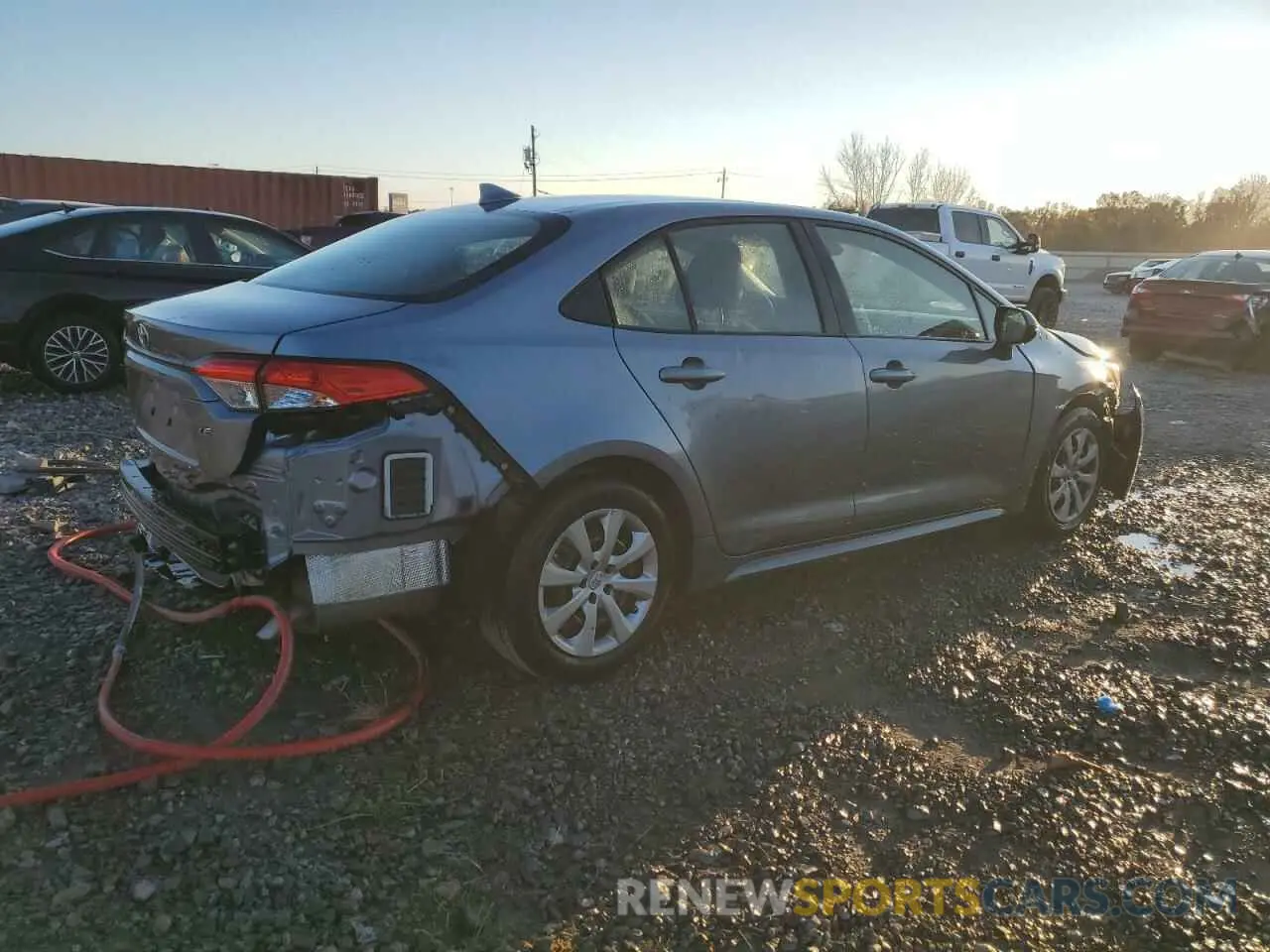 3 fotografías del automóvil dañado JTDEPMAE5MJ125160 TOYOTA COROLLA 2021