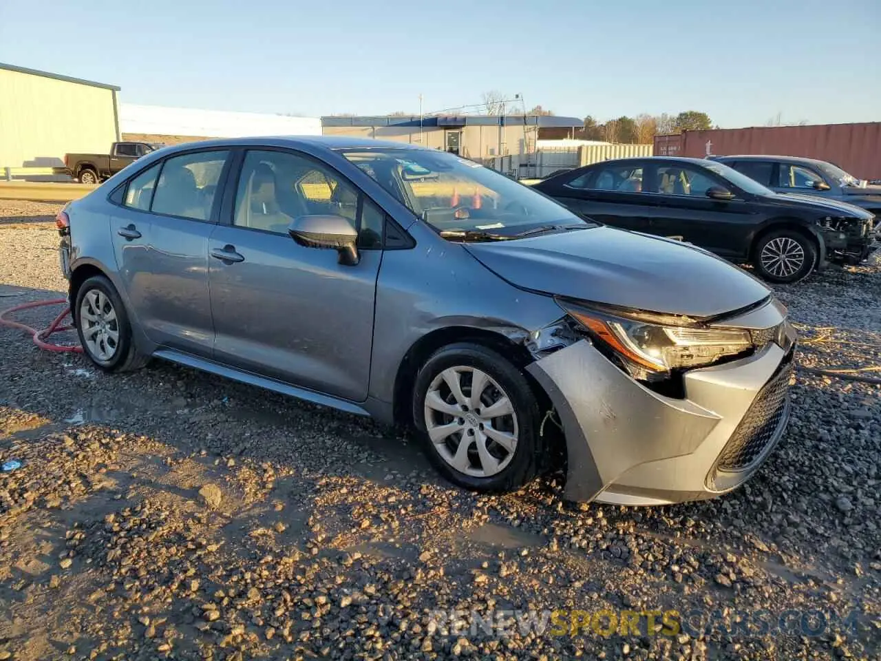 4 fotografías del automóvil dañado JTDEPMAE5MJ125160 TOYOTA COROLLA 2021