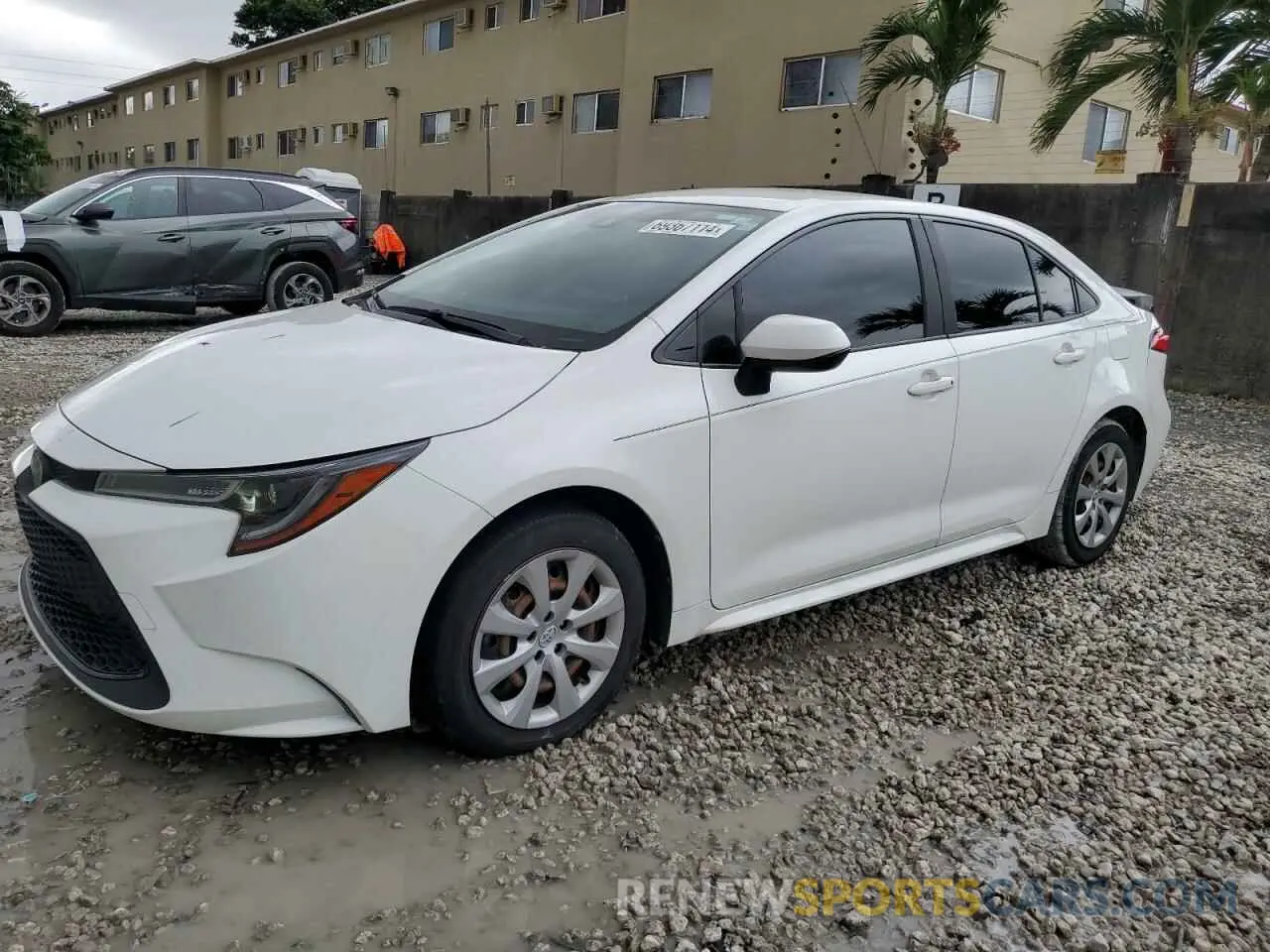 1 fotografías del automóvil dañado JTDEPMAE5MJ128107 TOYOTA COROLLA 2021