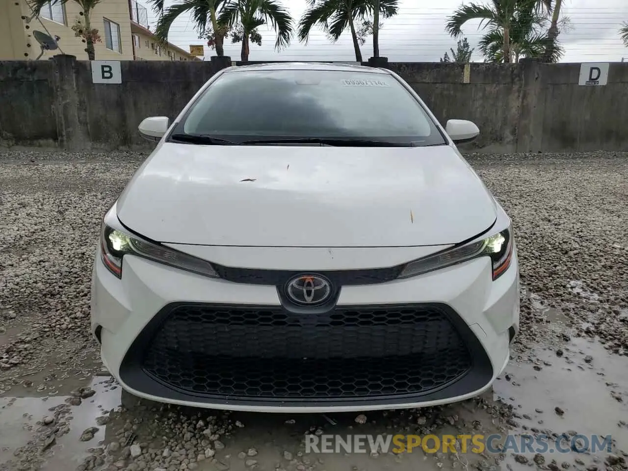 5 fotografías del automóvil dañado JTDEPMAE5MJ128107 TOYOTA COROLLA 2021