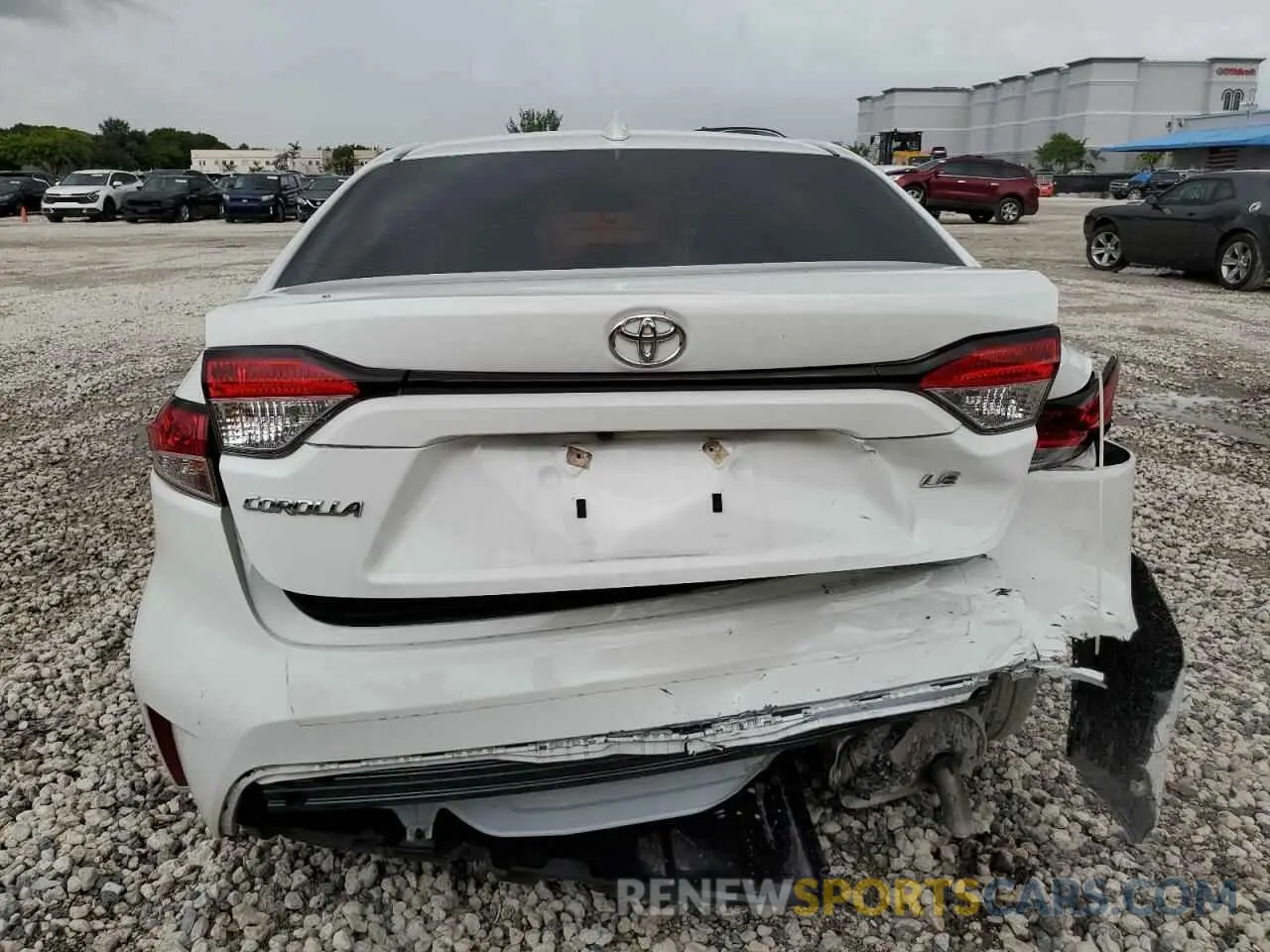 6 fotografías del automóvil dañado JTDEPMAE5MJ128107 TOYOTA COROLLA 2021