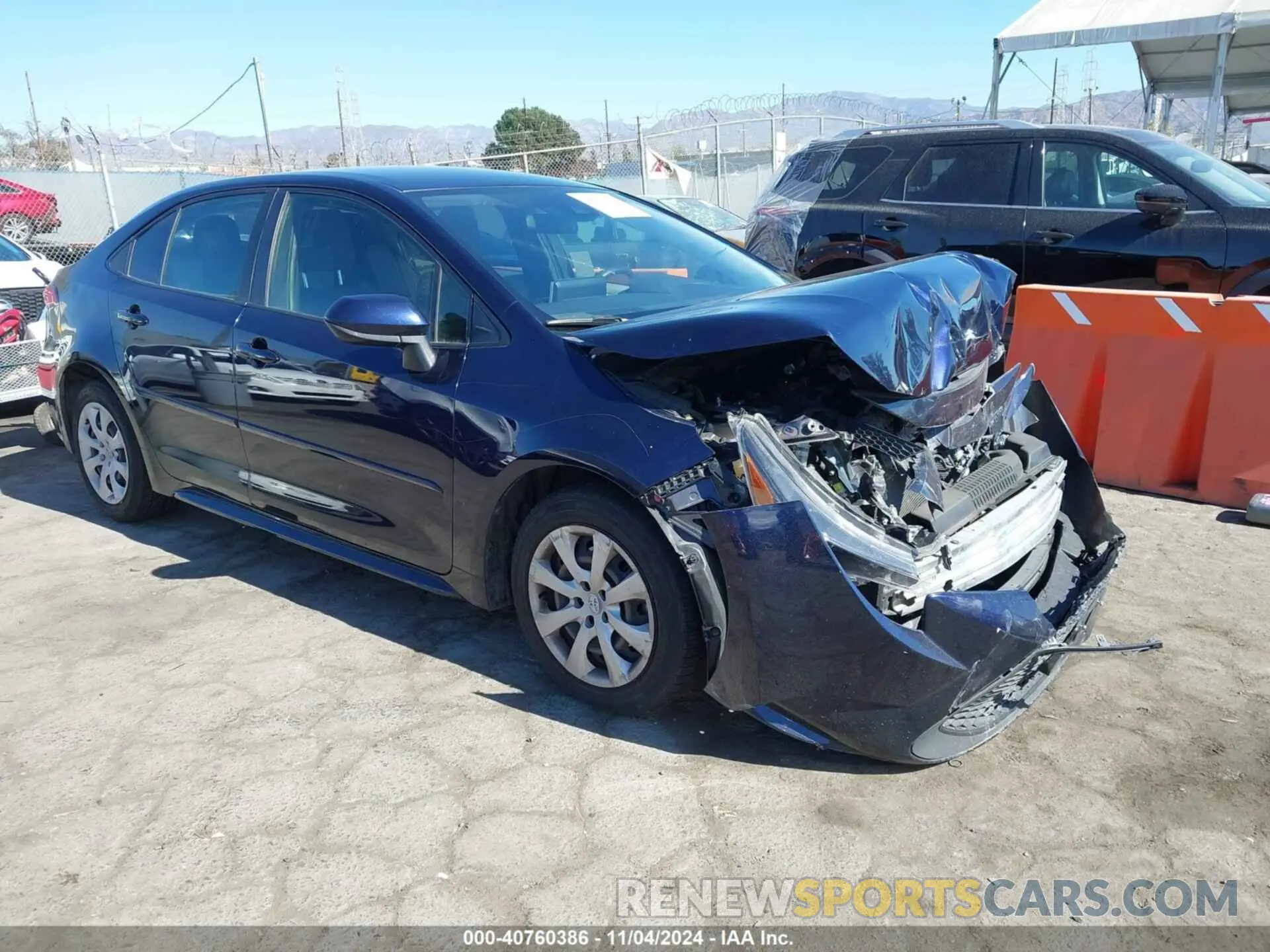 1 fotografías del automóvil dañado JTDEPMAE5MJ136711 TOYOTA COROLLA 2021