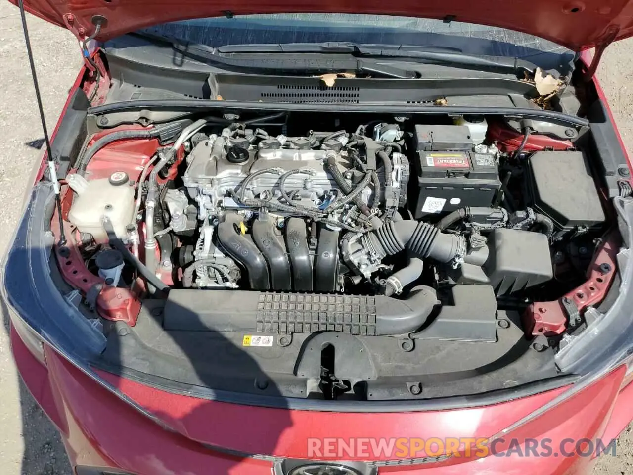 11 fotografías del automóvil dañado JTDEPMAE5MJ138443 TOYOTA COROLLA 2021