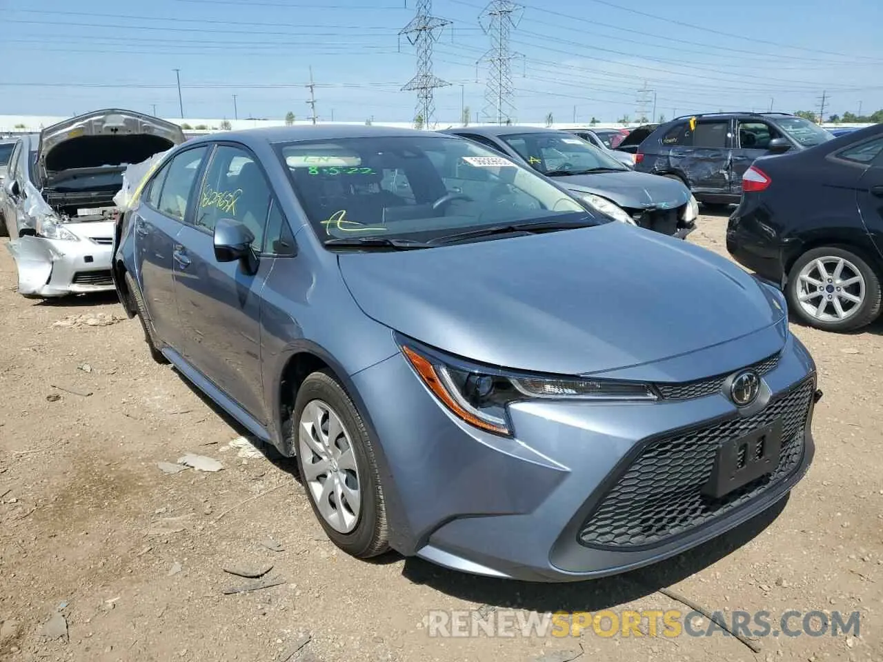 1 fotografías del automóvil dañado JTDEPMAE5MJ151029 TOYOTA COROLLA 2021