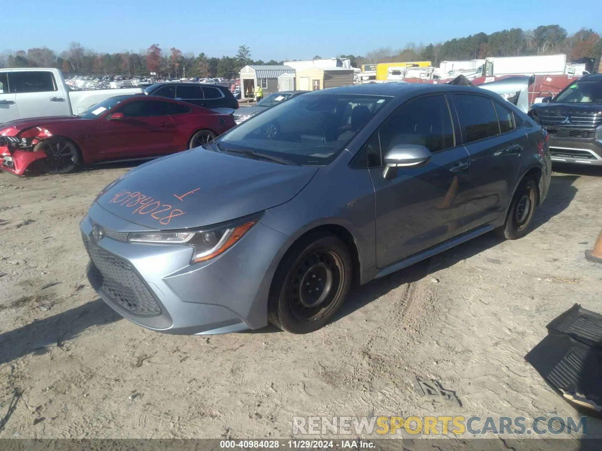 2 fotografías del automóvil dañado JTDEPMAE5MJ153444 TOYOTA COROLLA 2021