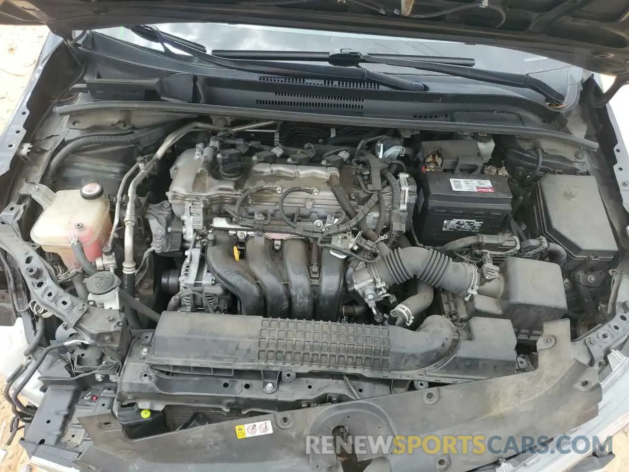 11 fotografías del automóvil dañado JTDEPMAE5MJ154190 TOYOTA COROLLA 2021