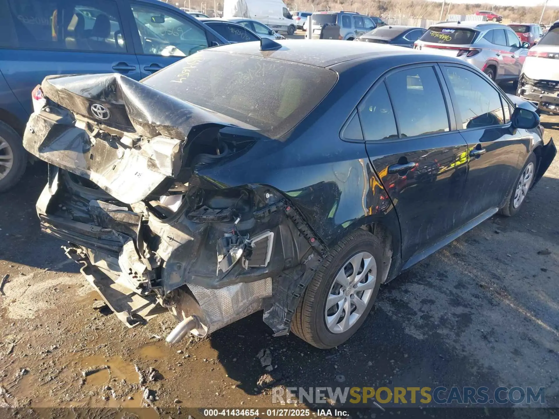 4 fotografías del automóvil dañado JTDEPMAE5MJ155601 TOYOTA COROLLA 2021