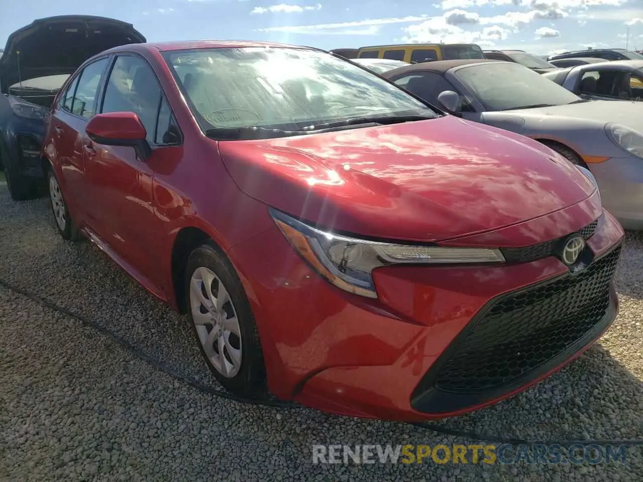 1 fotografías del automóvil dañado JTDEPMAE5MJ170938 TOYOTA COROLLA 2021