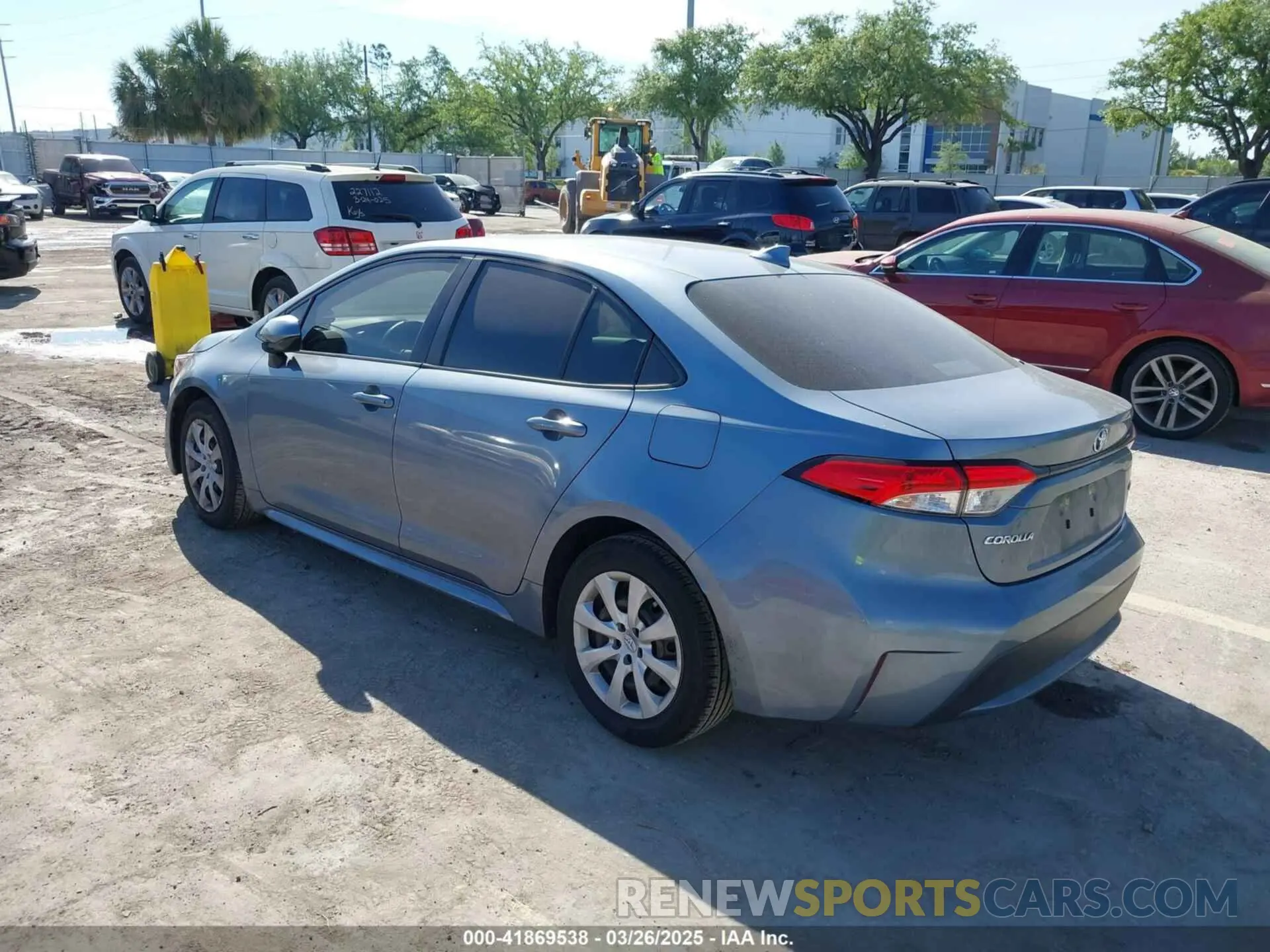 3 fotografías del automóvil dañado JTDEPMAE5MJ177582 TOYOTA COROLLA 2021
