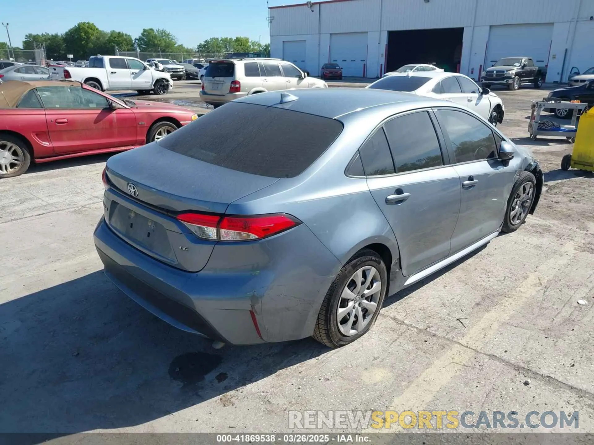 4 fotografías del automóvil dañado JTDEPMAE5MJ177582 TOYOTA COROLLA 2021