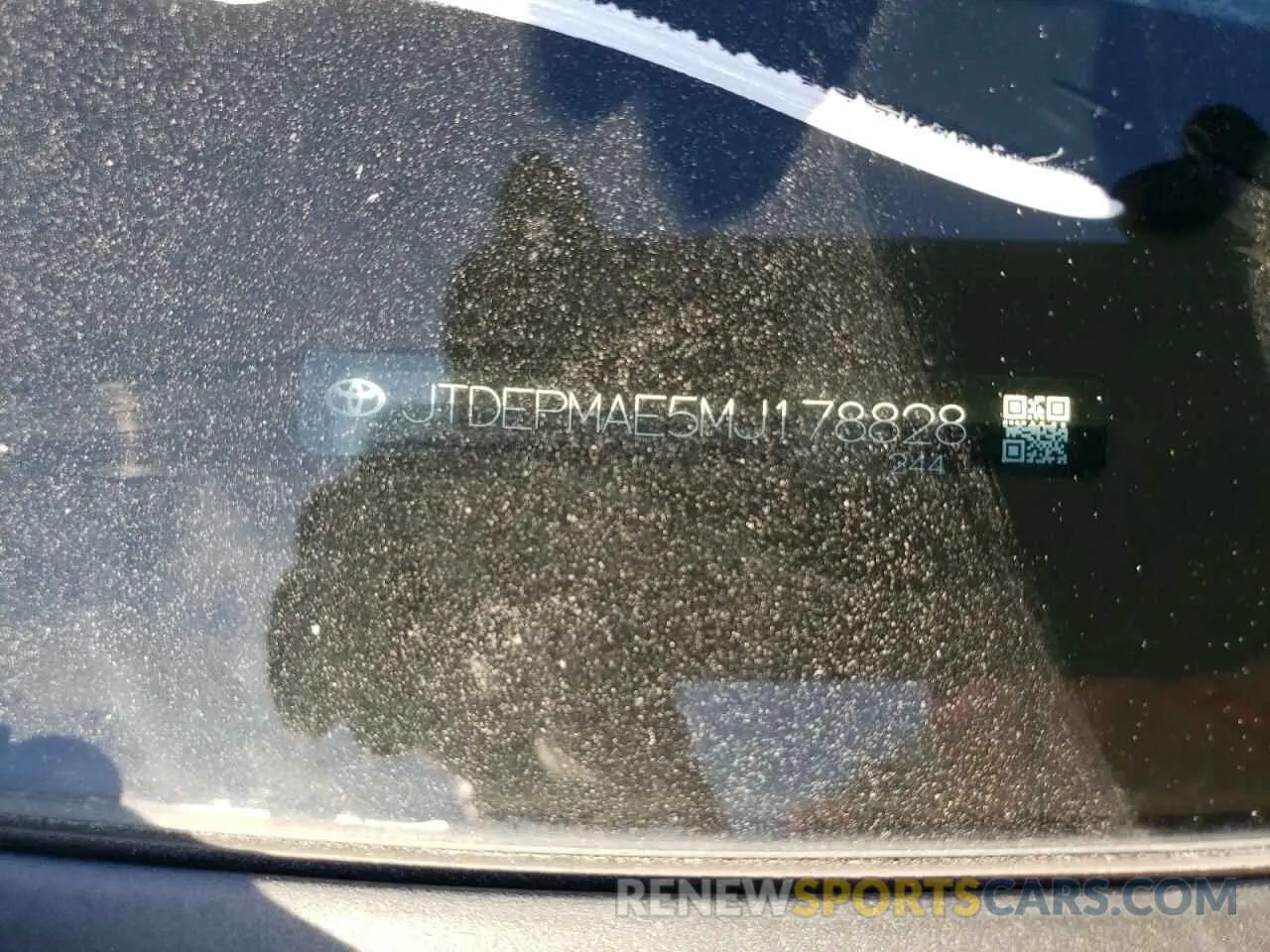 12 fotografías del automóvil dañado JTDEPMAE5MJ178828 TOYOTA COROLLA 2021