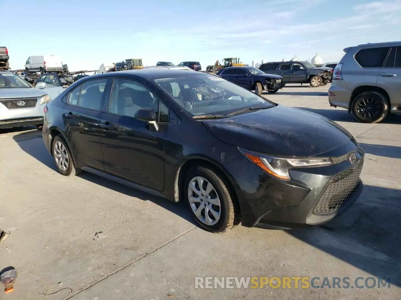 4 fotografías del automóvil dañado JTDEPMAE5MJ178828 TOYOTA COROLLA 2021