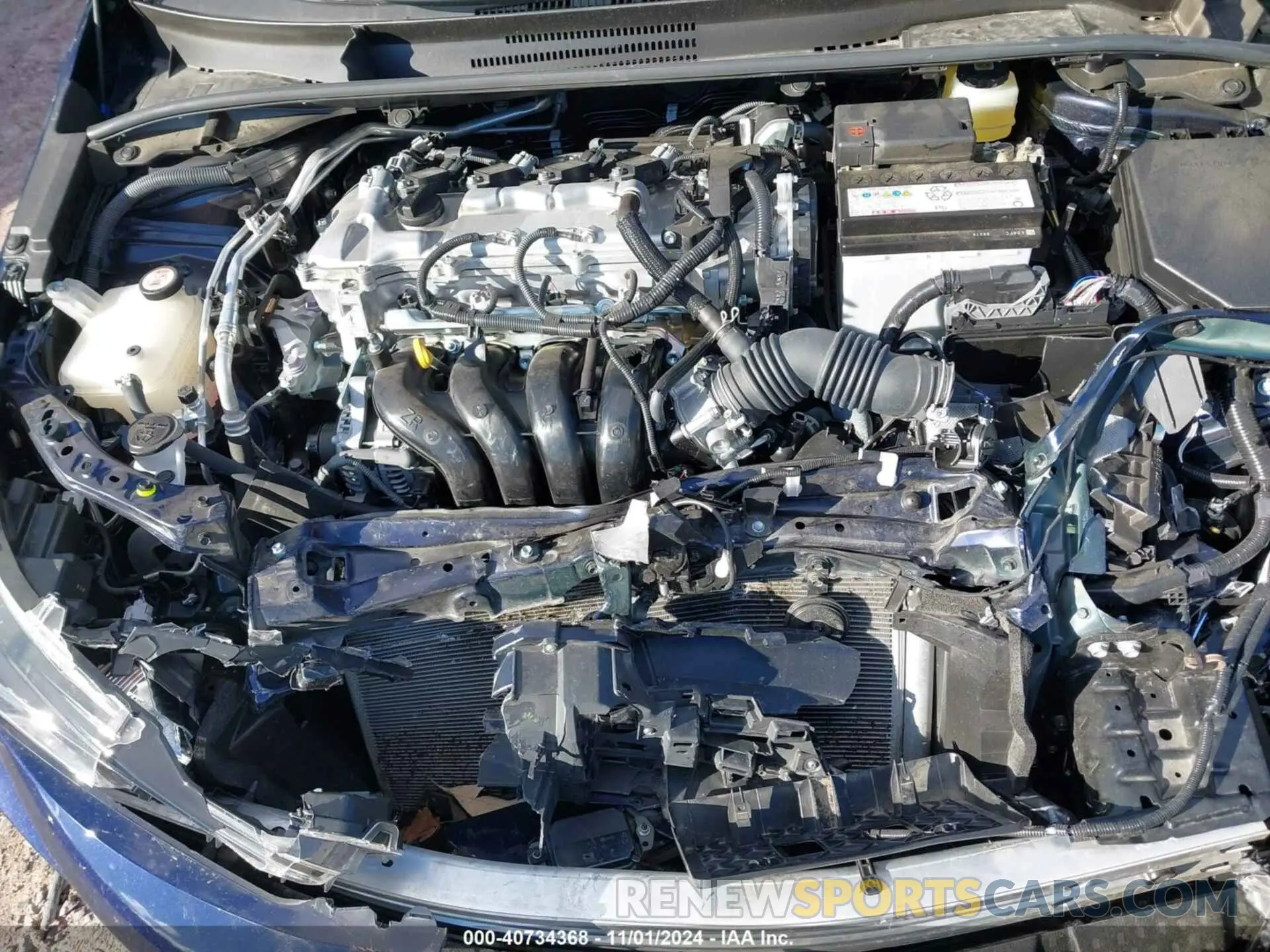 10 fotografías del automóvil dañado JTDEPMAE5MJ181566 TOYOTA COROLLA 2021
