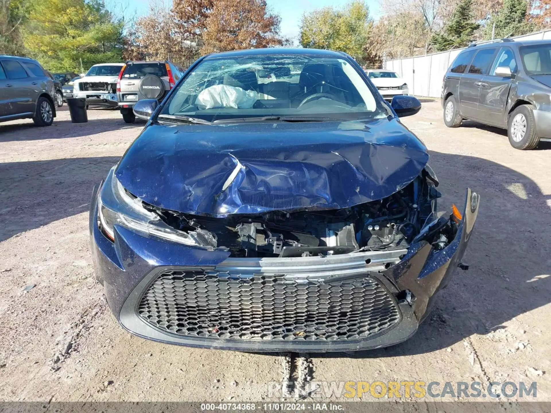 12 fotografías del automóvil dañado JTDEPMAE5MJ181566 TOYOTA COROLLA 2021